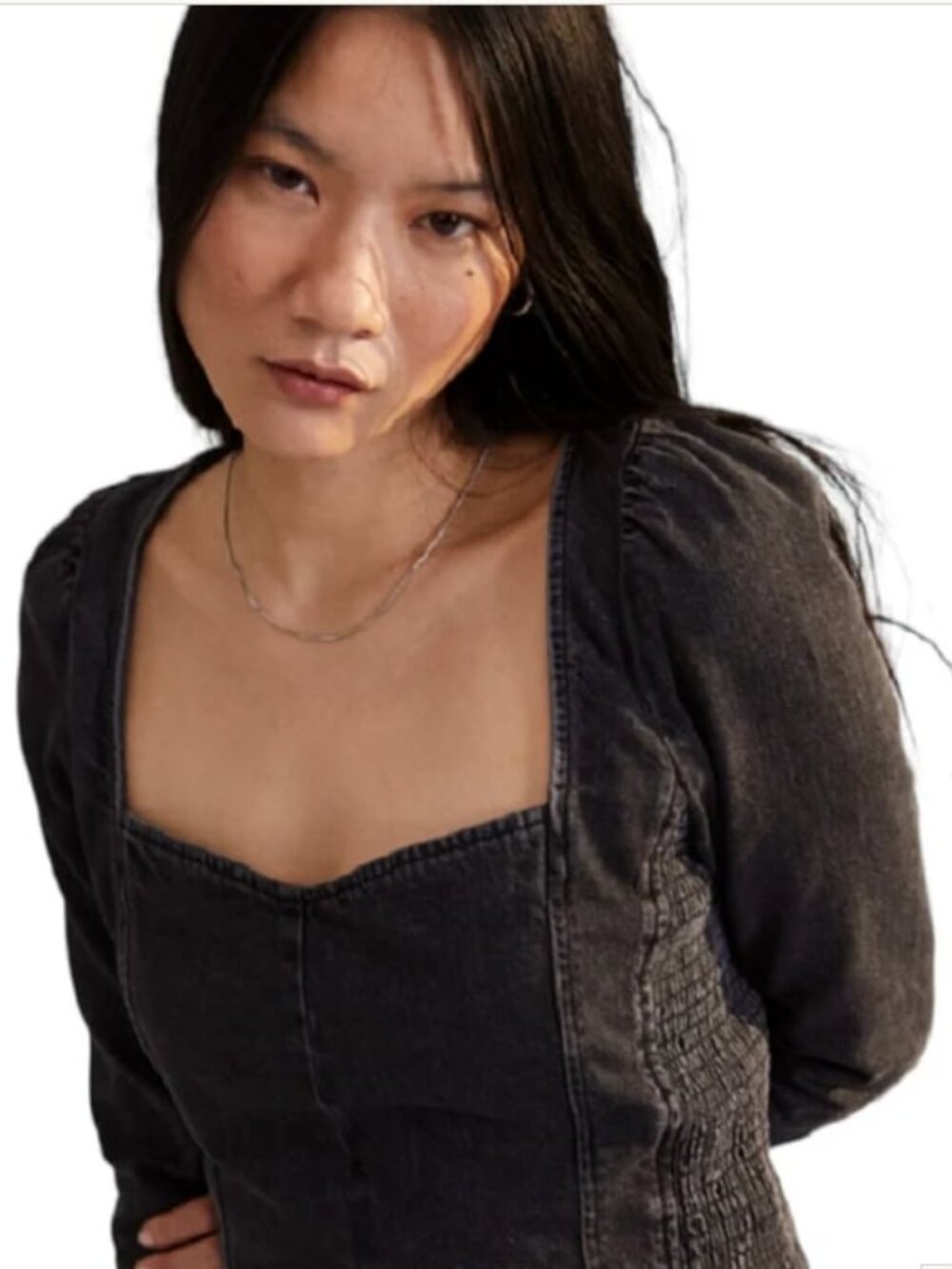 Levi’s Ophelia Black Denim Blouse